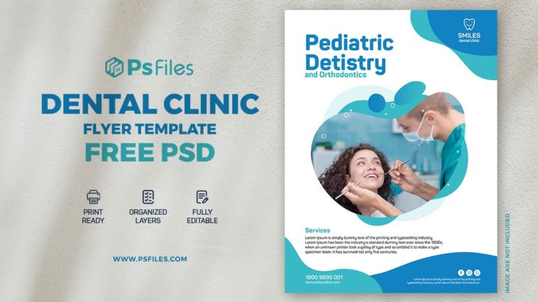 Download Dental Clinic & Medical PSD Free Flyer Template - PSDFlyer