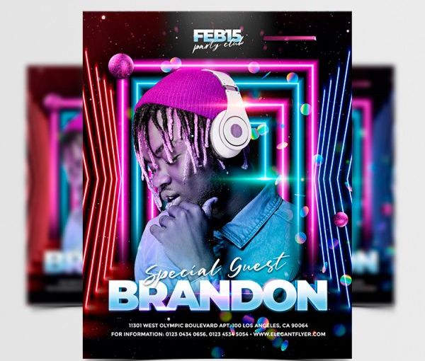 Free DJ Guest Flyer
