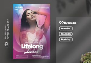 Free DJ Party Flyer Template in PSD