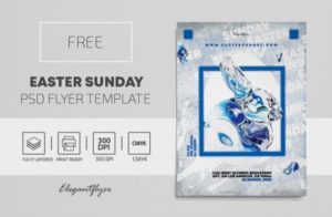 Free Easter Day Flyer Template in PSD