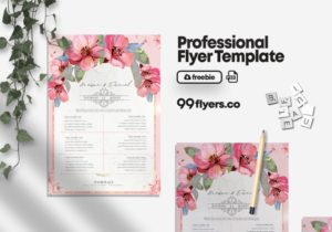 Free Wedding Check List Flyer Template in PSD