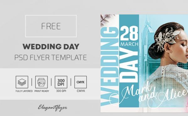 Wedding Flyer Template Free from psdflyer.co