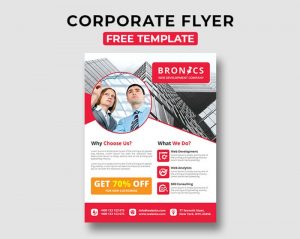 Corporate Free PSD Flyer Template Vol.1