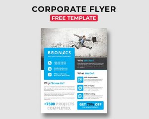 Corporate Free PSD Flyer Template Vol.3