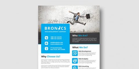 Corporate Free PSD Flyer Template Vol.3