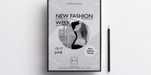 Fashion Week – Free PSD Flyer Template