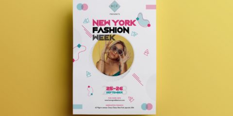 Fashion Week – Free PSD Flyer Template Vol.4