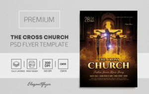 Free Church Event PSD Flyer Template