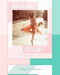 Free Fashion Show PSD Flyer Template Vol.2