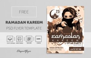 Free Ramadan Kareem Flyer Template in PSD