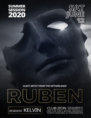 Free Ruben PSD Flyer Template