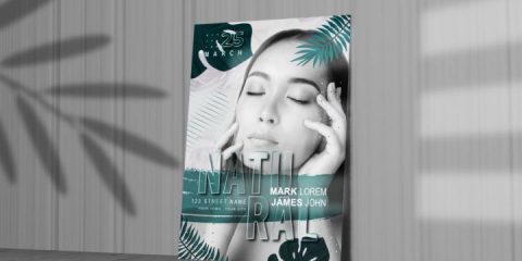 Free Makeup Flyer Template in PSD