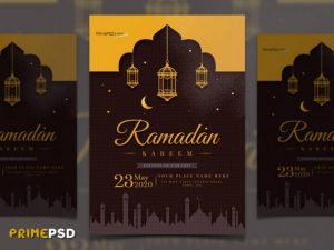 Ramadan Iftar Event Free PSD Flyer Template