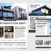 Free Apartments For Sale Flyer Template in PSD