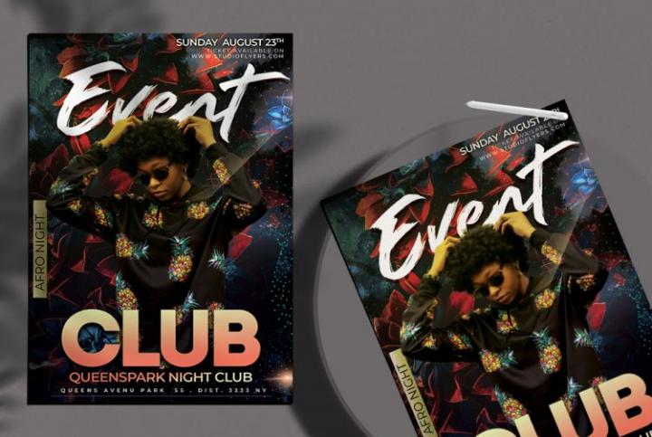 Free Festival Music Flyer Template in PSD