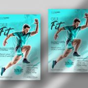 Free Gym And Fitness Flyer Template in PSD
