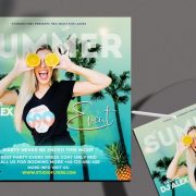 Free Summer Event Template in PSD