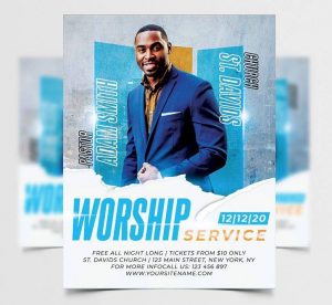 Free Church FlyerTemplate in PSD