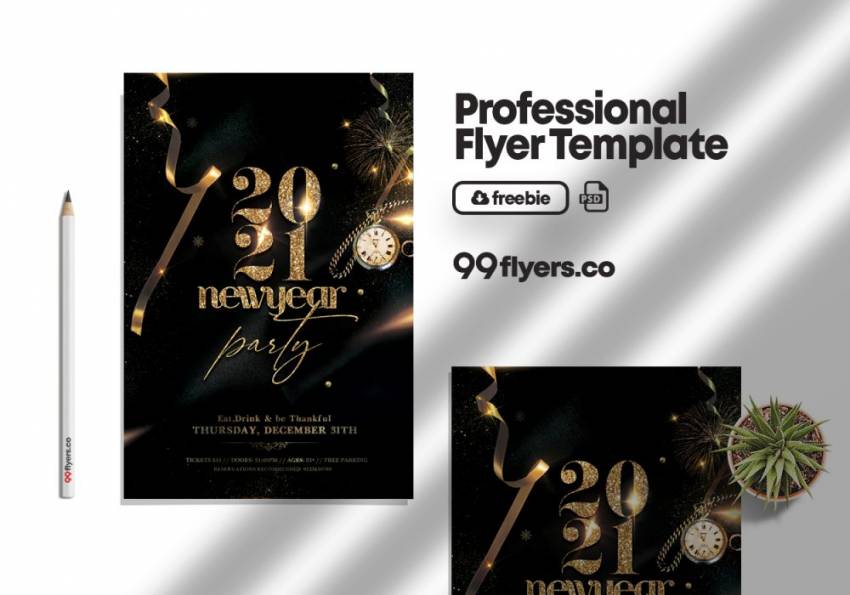 New Years Eve Flyer Template