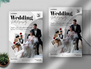 Free Wedding Photography Flyer Template in PSD