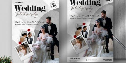 Free Wedding Photography Flyer Template in PSD