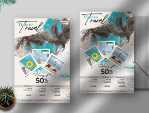 Holiday Travel Free Flyer Template (PSD)