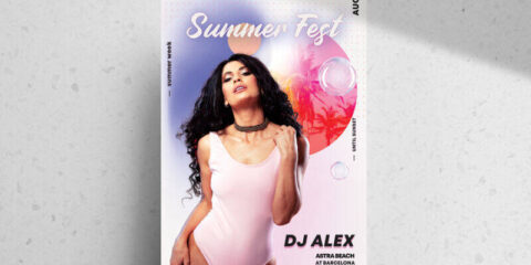 Summer Fest Free Flyer Template (PSD)