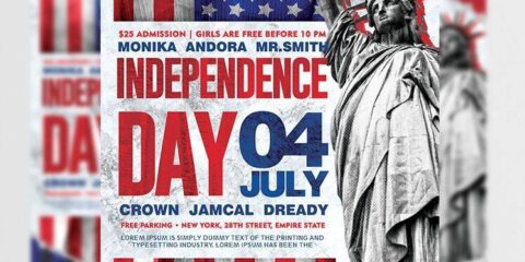 Independence Day 2021 Free Flyer Template (PSD)