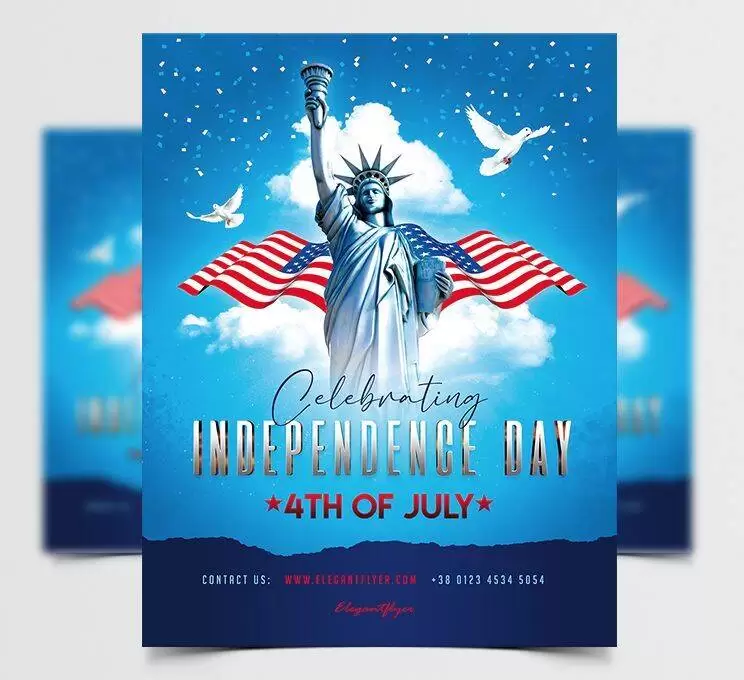 Independence Day 2021 Free Flyer Template (PSD)