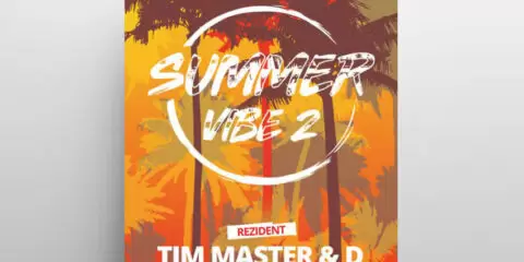 Summer Vibes Party Free Flyer Template (PSD)