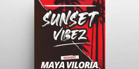 Sunset Vibes Free Flyer Template (PSD)