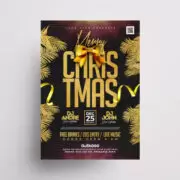Christmas Elegant Free Flyer Template (PSD)
