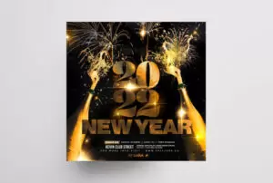 Free New Year Eve Free Flyer Template