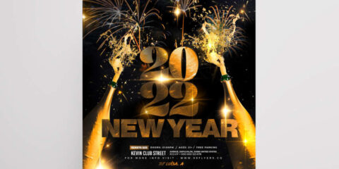 Free New Year Eve Free Flyer Template