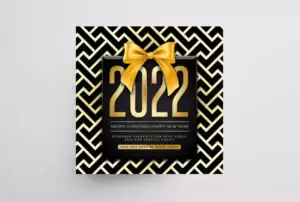 Happy New Year Free Instagram Banner Template