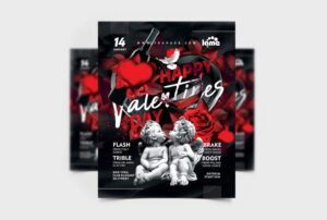 Happy Valentines Day 2022 Free PSD Flyer Template