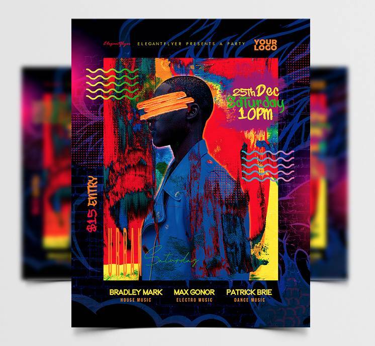 The Urban Party Free PSD Flyer Template