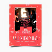Valentine's Day Sale Event Free PSD Flyer Template