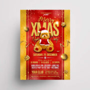 X-Mas Toys Sale Free PSD Flyer Template