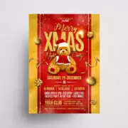 X-Mas Toys Sale Free PSD Flyer Template