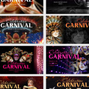 Carnival Events Free Facebook Banners Set