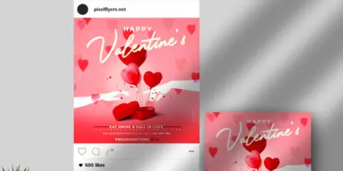 Free Valentine's Day Event Instagram Banner