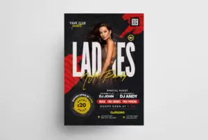 Ladies Weekend Party Free PSD Flyer Template