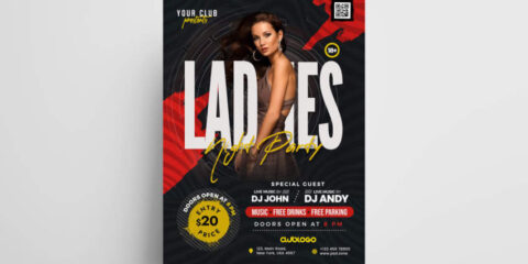 Ladies Weekend Party Free PSD Flyer Template