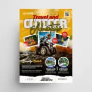 Sport Outdoor Tour Free PSD Flyer Template