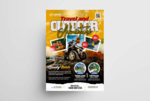 Sport Outdoor Tour Free PSD Flyer Template