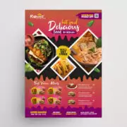 Restaurant Food Ad Free PSD Flyer Template