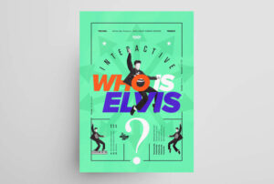 Who is Elvis Free PSD Flyer Template