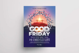 Church Friday Event Free PSD Flyer Template