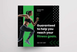Fitness Personal Trainer Free Instagram PSD Banner